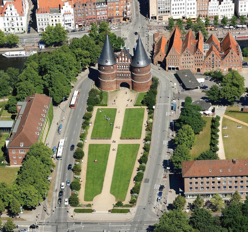 Luebecker Ganghausperle Smart Appartement Buitenkant foto